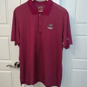 WORN ONCE Callawassie Island Adidas original-logo golf polo